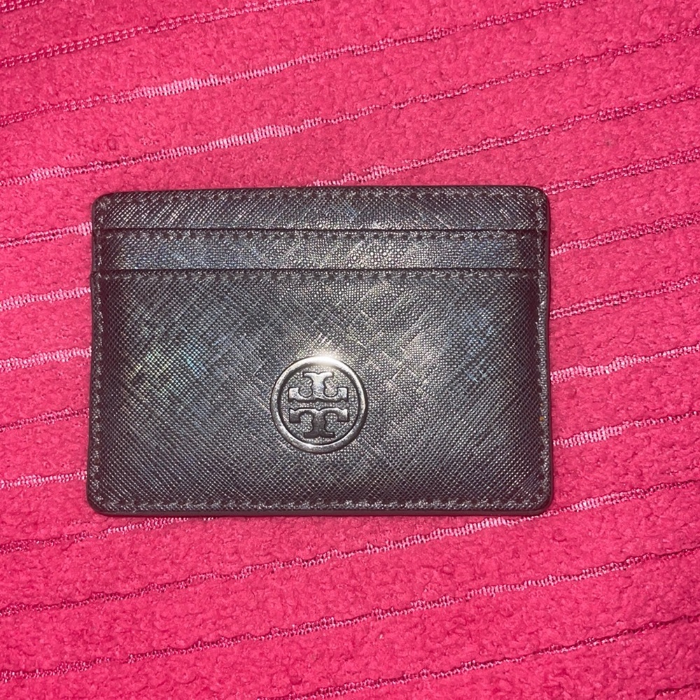 Tory Burch Grey Card Holder